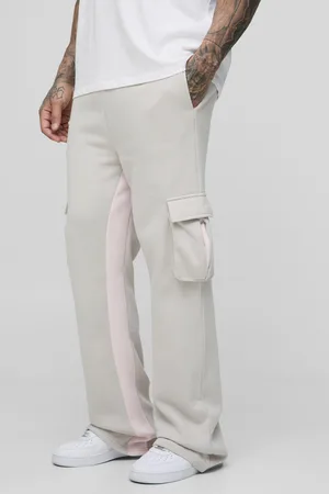 Boohoo Pantalón Deportivo Tall Cargo De Campana Con Refuerzos