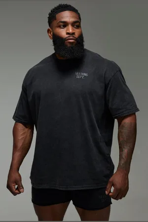 Boohoo Camiseta Man Active Oversize Con Lavado A La Piedra Y Estampado Training Dept