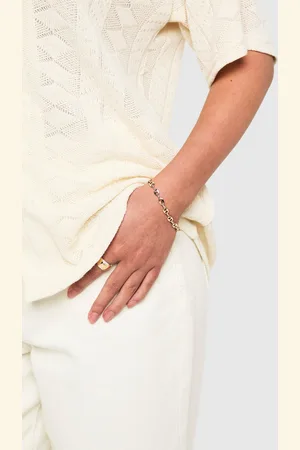 Boohoo Pulsera Dorada Con Enlace