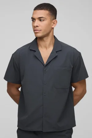 Boohoo Camisa Recta De Manga Corta Elástica