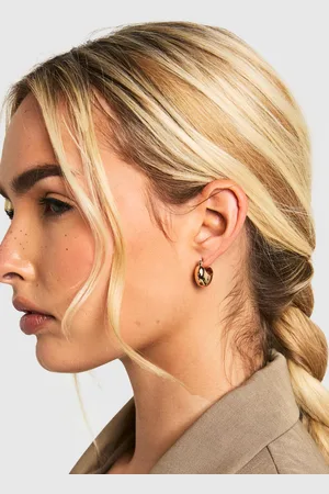 Boohoo Pendientes De Aro Mini Dorados Gruesos
