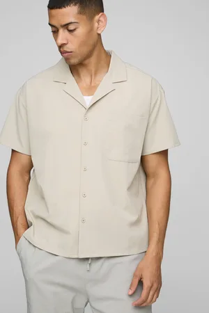 Boohoo Camisa Recta De Manga Corta Elástica