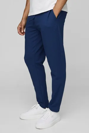 Boohoo Cropped Tapered Textured Jogger