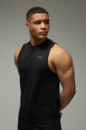 Boohoo Top Sin Mangas Man Active Reflectante