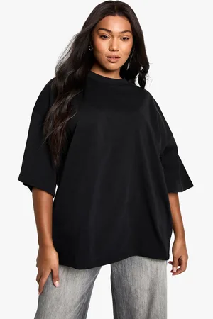Boohoo Camiseta Plus Súper Oversize De Algodón