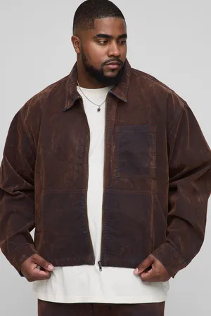Boohoo Chaqueta Plus Harrington Recta Vaquera Aterciopelada