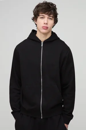 Boohoo Sudadera Tall Regular Básica Con Capucha Y Cremallera