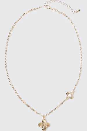 Boohoo Collar Dorado Con Trébol