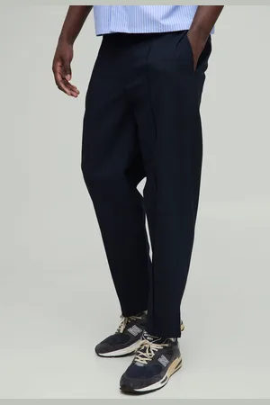 Boohoo Pantalón Chino Ajustado Holgado Color Piedra