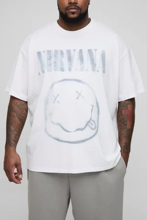 Boohoo Camiseta Plus Oversize Con Estampado De Nirvana