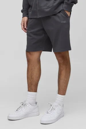 Boohoo Hombre. Pantalón Corto Básico Holgado De Largo Medio