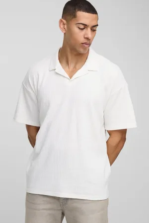 Boohoo Polo Oversize Texturizado Con Solapas