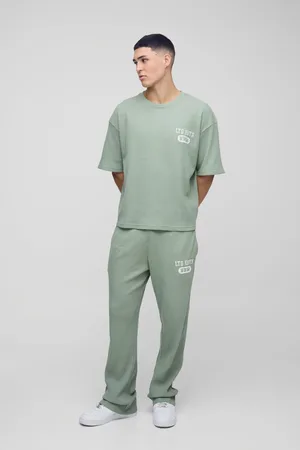 Boohoo Chándal Holgado De Pantalón Deportivo Y Camiseta Recta Oversize