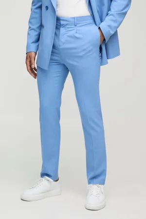 Boohoo Pantalón De Traje Recto Plisado Con Cintura Fija