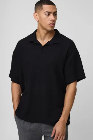 Boohoo Polo Oversize Texturizado Con Solapas