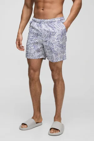 Boohoo Bañador De Largo Medio Con Estampado