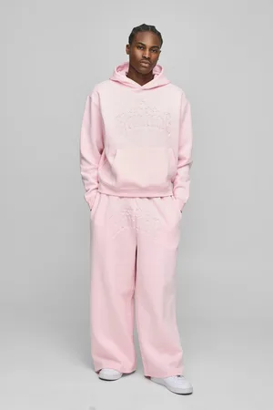 Boohoo Chándal Oversize Recto Con Capucha Y Repujado Homme