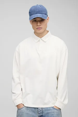 Boohoo Polo Oversize Recto De Manga Larga Con Lavado A La Piedra