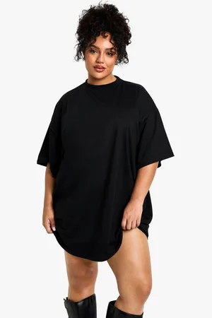 Boohoo Vestido Camiseta Plus Oversize