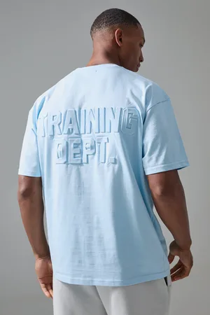 Boohoo Camiseta Oversize Man Acitve Training Dept En Relieve