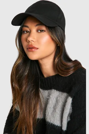 Boohoo Gorra De Béisbol Lisa Negra