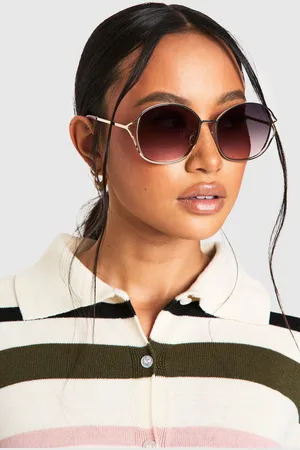 Boohoo Gafas De Sol Oversize Con Montura Plateada