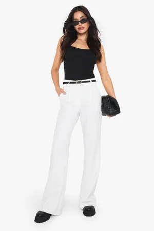 Boohoo Pantalón Tall Essential De Campana