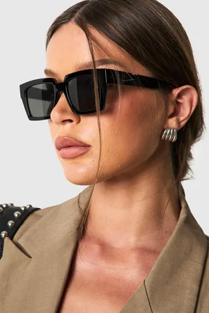 Boohoo Gafas De Sol Rectangulares Con Montura Negra