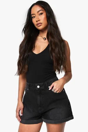Boohoo Pantalón Corto Vaquero Mom