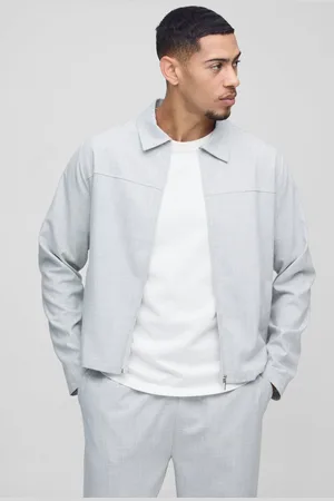 Boohoo Chaqueta Harrington Regular De Rayas