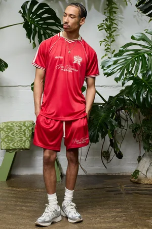 Boohoo Top Homme Deportivo De Ranglán Con Cuello