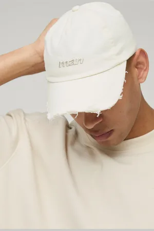 Boohoo Gorra Con Firma Man Deshilachada