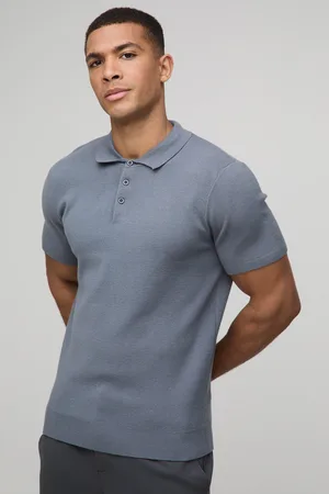 Boohoo Polo Regular De Punto Con Botones En El Cuello