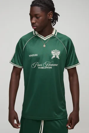 Boohoo Top Homme Deportivo De Ranglán Con Cuello