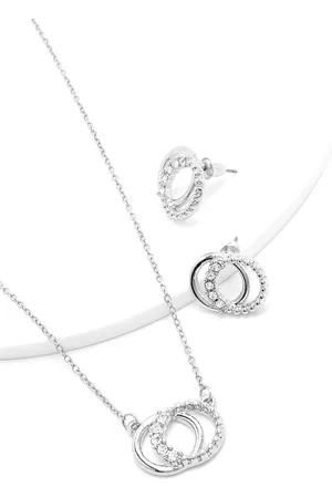 Boohoo Set De Collar Y Pendientes Con Eslabones