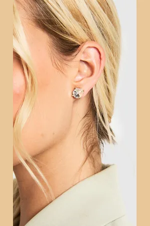 Boohoo Pack De 3 Pendientes Con Incrustaciones