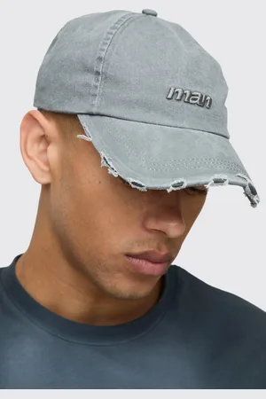Boohoo Gorra Con Firma Man Deshilachada