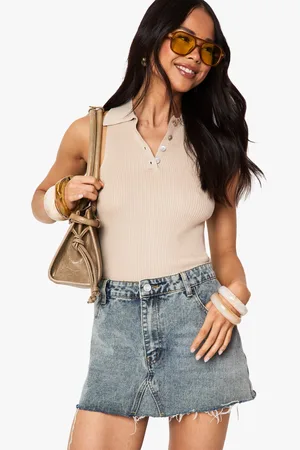 Boohoo Chaleco De Punto Con Botones Y Cuello