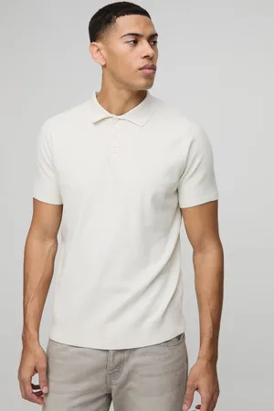 Boohoo Polo Regular De Punto Con Botones En El Cuello