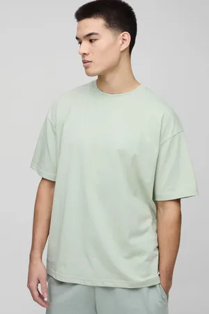 Boohoo Camiseta Oversize Básica Con Cuello De Caja