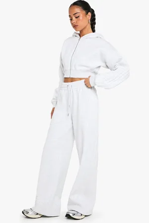 Boohoo Pantalón Deportivo Recto Con Detalle De Costuras