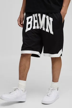 Boohoo Pantalón Corto Bhmn Estilo Baloncesto De Malla