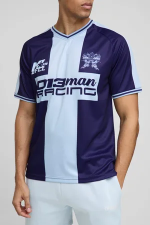 Boohoo Top Deportivo Man De Malla Con Estampado De Carreras