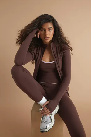 Boohoo Chaqueta Deportiva Dsgn Studio Súper Suave Con Cremallera