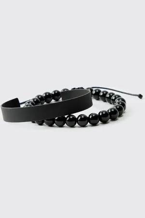 Boohoo Set De Pulseras Con Perlas