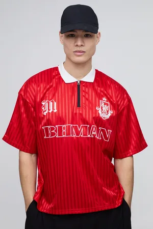 Boohoo Polo Oversize Recto Man Deportivo Con Línea