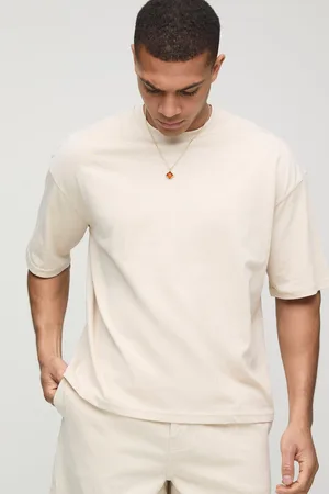 Boohoo Camiseta Básica Oversize Recta Con Cuello De Caja