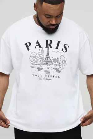 Boohoo Camiseta Plus Oversize Con Estampado De Paris