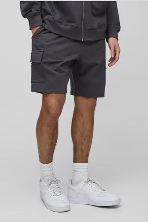 Boohoo Pantalón Corto Holgado Básico Cargo De Largo Medio