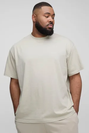 Boohoo Camiseta Plus Básica Oversize Con Cuello De Caja